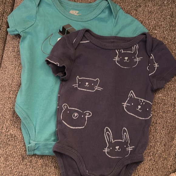 Two for one onesies one Nike and the other an adorable bunny - Picture 9 of 9